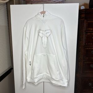 Nike Kobe Dri-Fit Standard Issue Basketball Hoodie White HF0066-100 Sz XL NEW